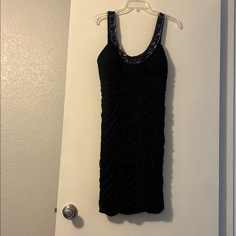 Xscape Midnight Blue Dress